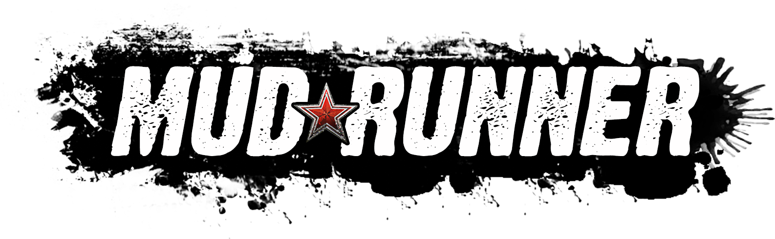 Логотип MUDRUNNER. SPINTIRES MUDRUNNER логотип. Mud Runner надпись. Надпись MUDRUNNER без фона.